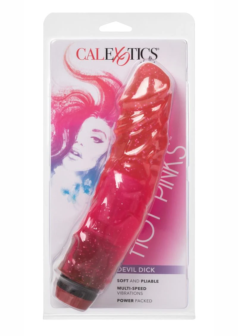 Calexotics Hot Pinks Devil Dick Vibrating Dildo - Image 4