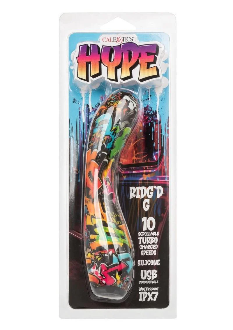 CalExotics Hype Ridg'd G Silicone USB Rechargeable Vibrator - Image 4