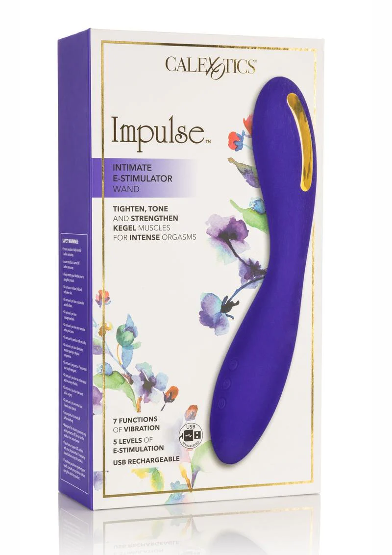 CalExotics Impulse Intimate E Stimulator Wand Silicone Vibrator - Image 4