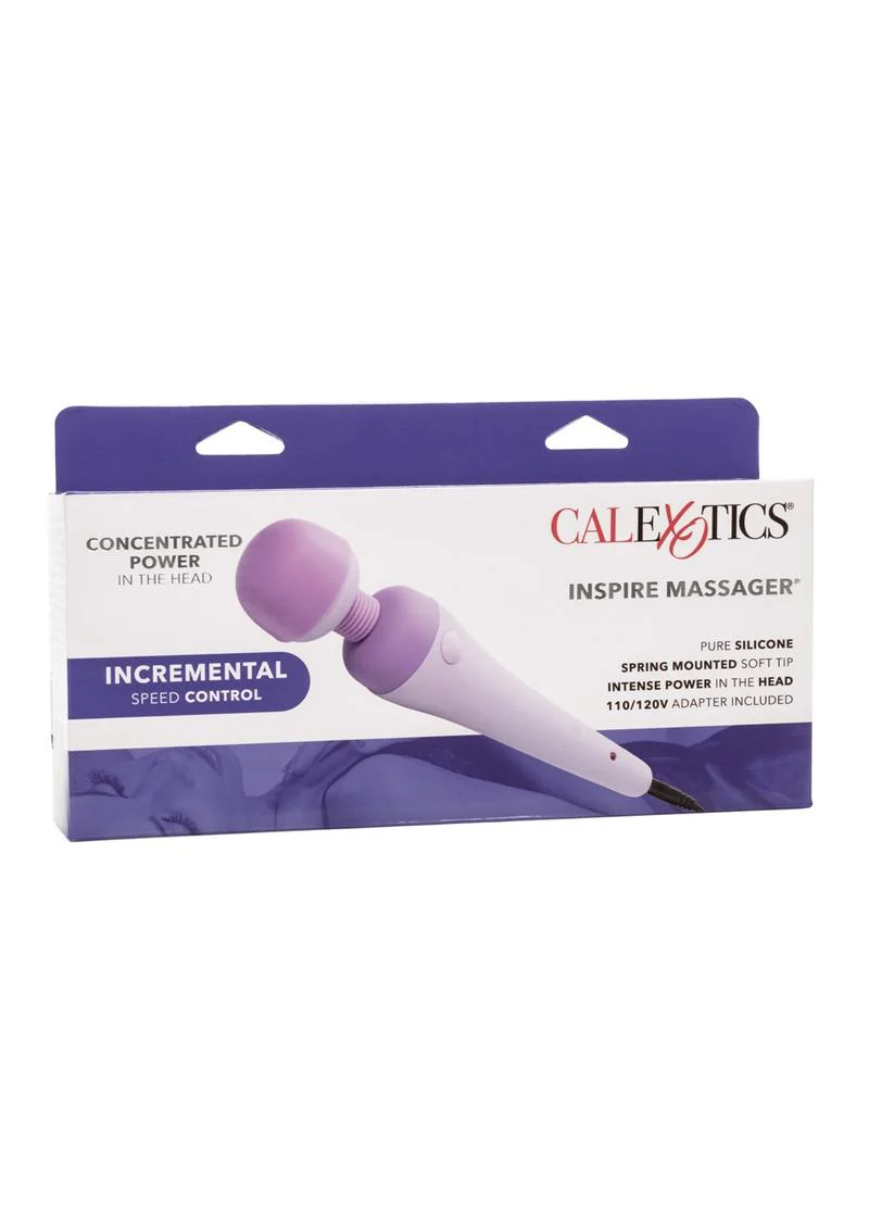 CalExotics Inspire Massager Lavender Wand - Image 4