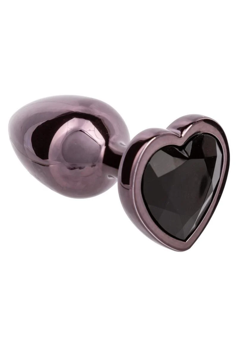 Calexotics Jewel Black Diamond Heart Plug - Image 2