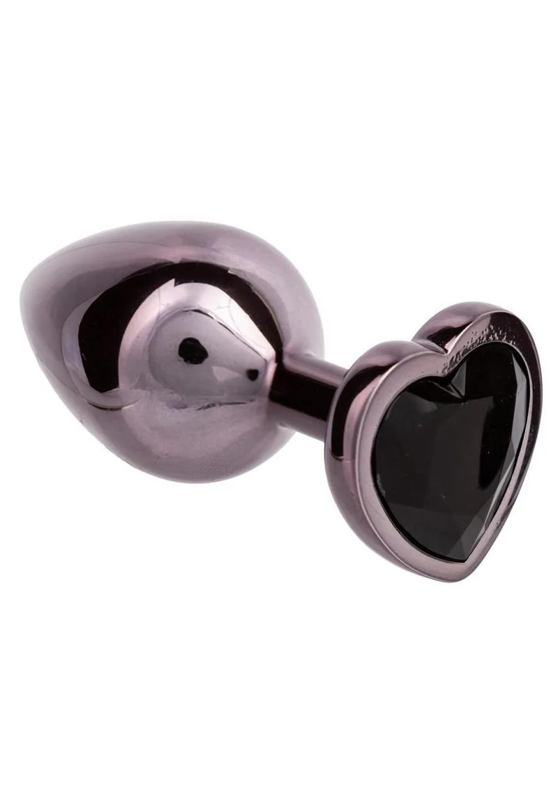Calexotics Jewel Black Diamond Heart Plug - Image 5
