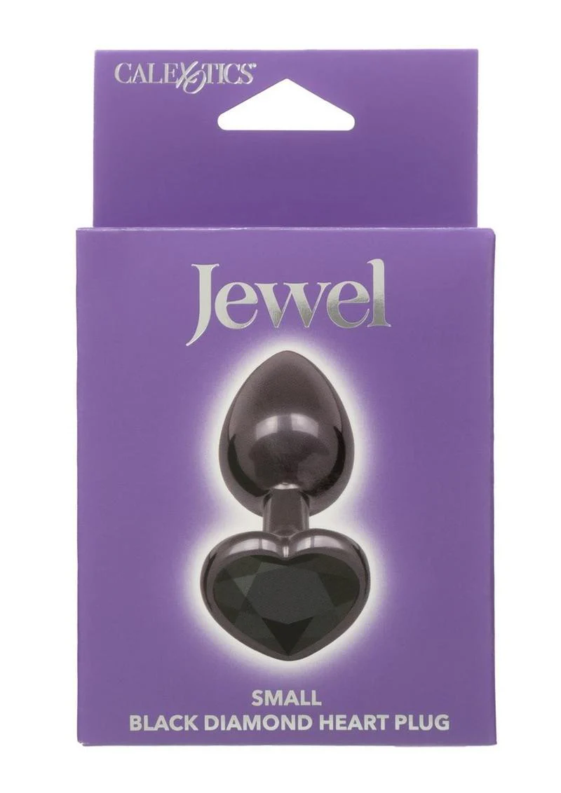 Calexotics Jewel Black Diamond Heart Plug - Image 7