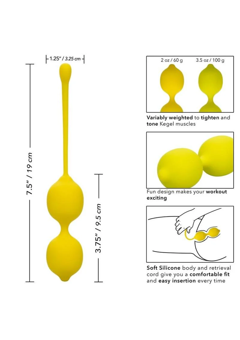 CalExotics Lemon Squeeze Kegel Training Set - Image 4