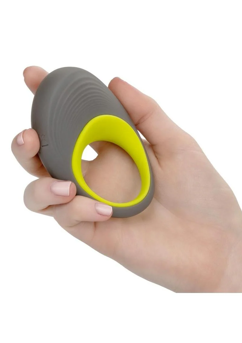 CalExotics Link Up Edge Silicone Vibrating Cock Ring - Image 2