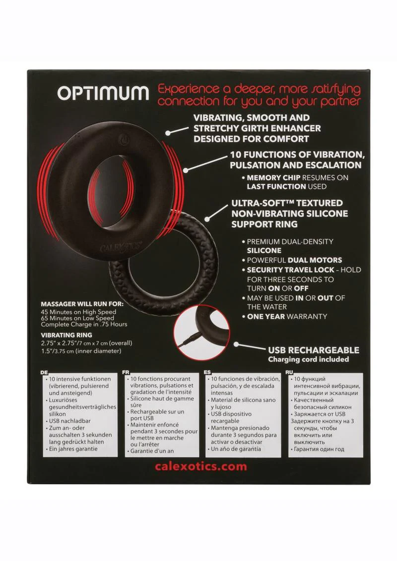 CalExotics Link Up Optimum Silicone Cock Ring - Image 4