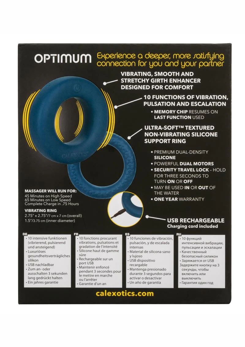 CalExotics Link Up Optimum Silicone Cock Ring - Image 8
