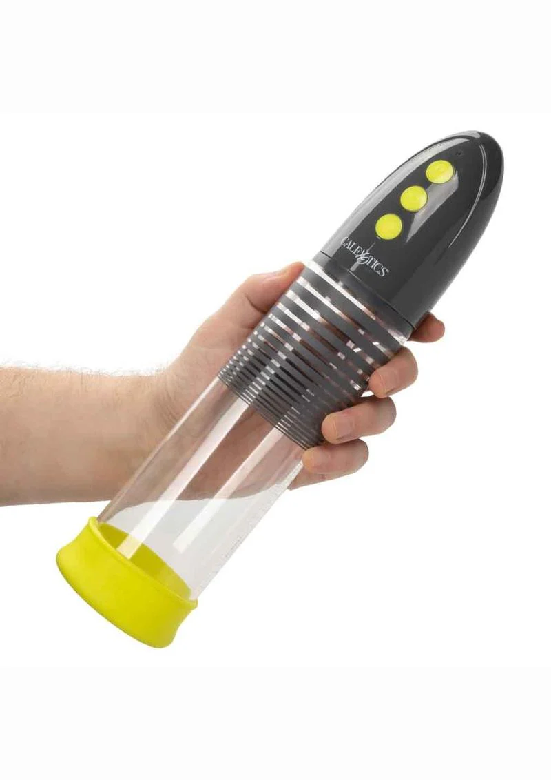 CalExotics Link Up Rechargeable Hands-Free Penis Pump - Image 3