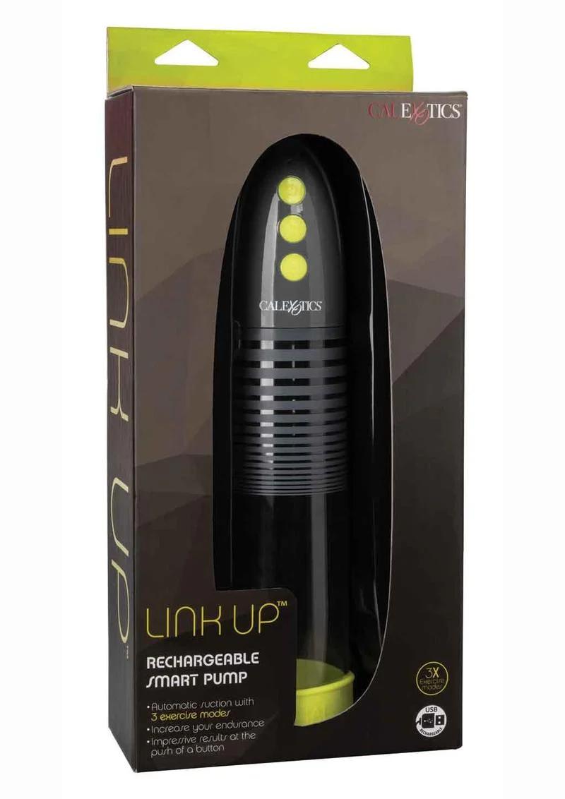 CalExotics Link Up Rechargeable Hands-Free Penis Pump - Image 4