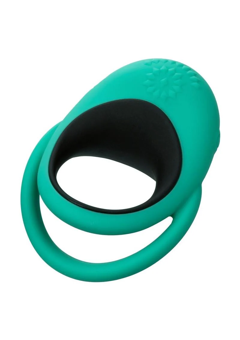 CalExotics Link Up Remote Alpha Silicone Cock Ring - Image 2