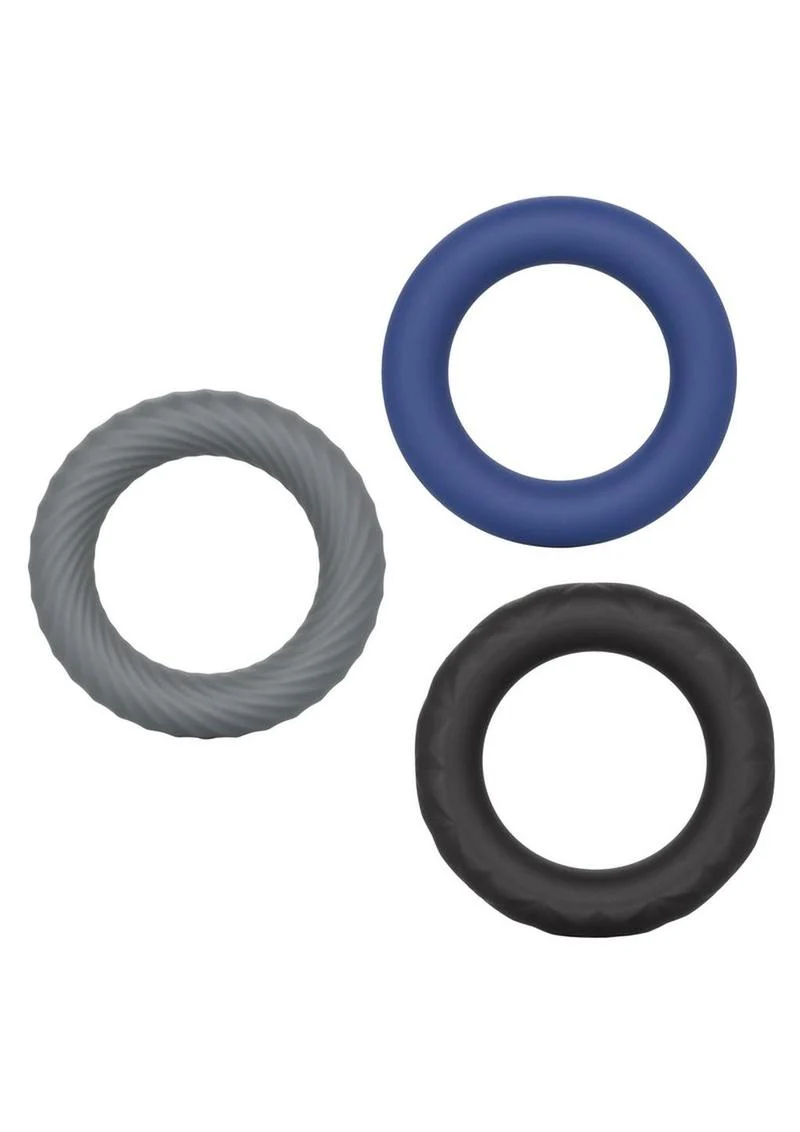 CalExotics Link Up Ultra Soft Silicone Cock Ring - Image 3