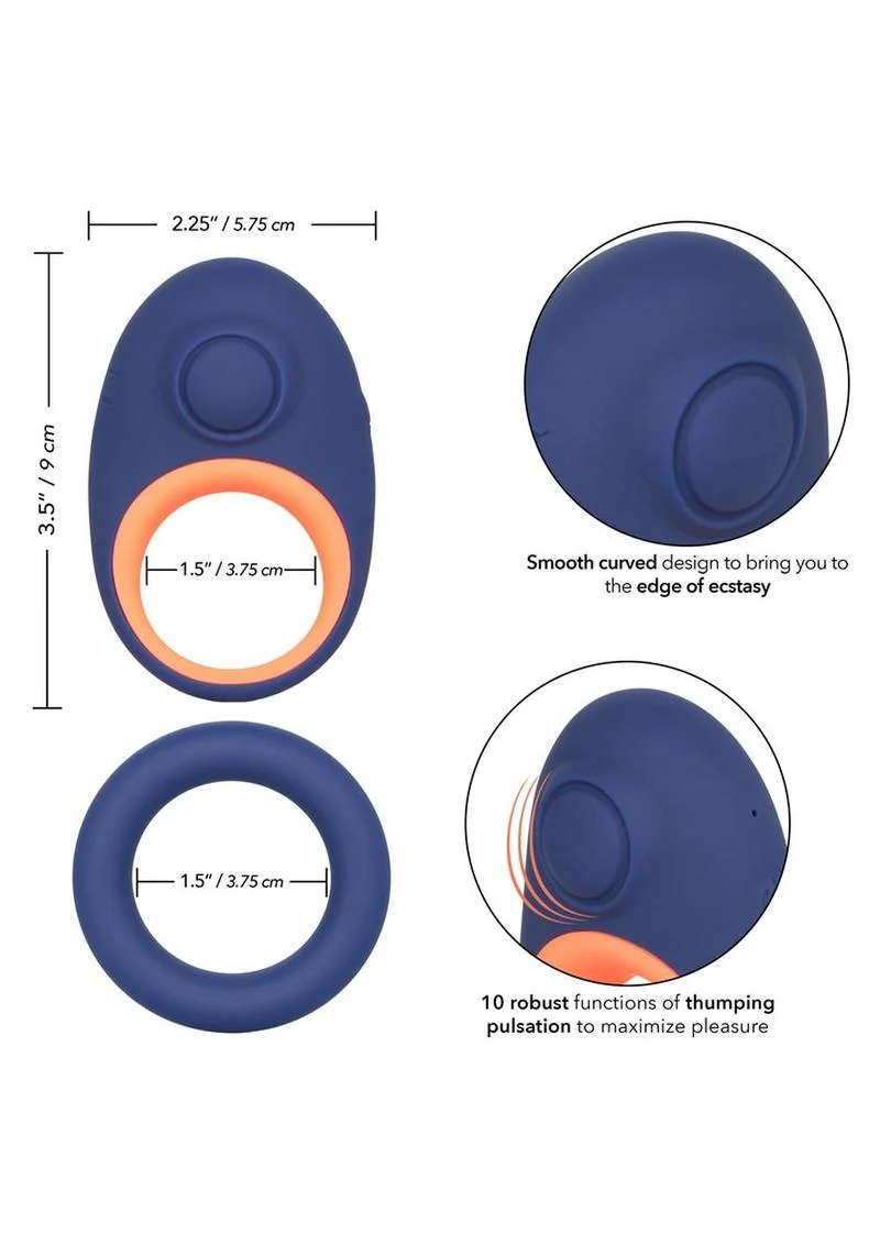 CalExotics Link Up Verge Silicone Vibrating Cock Ring - Image 3