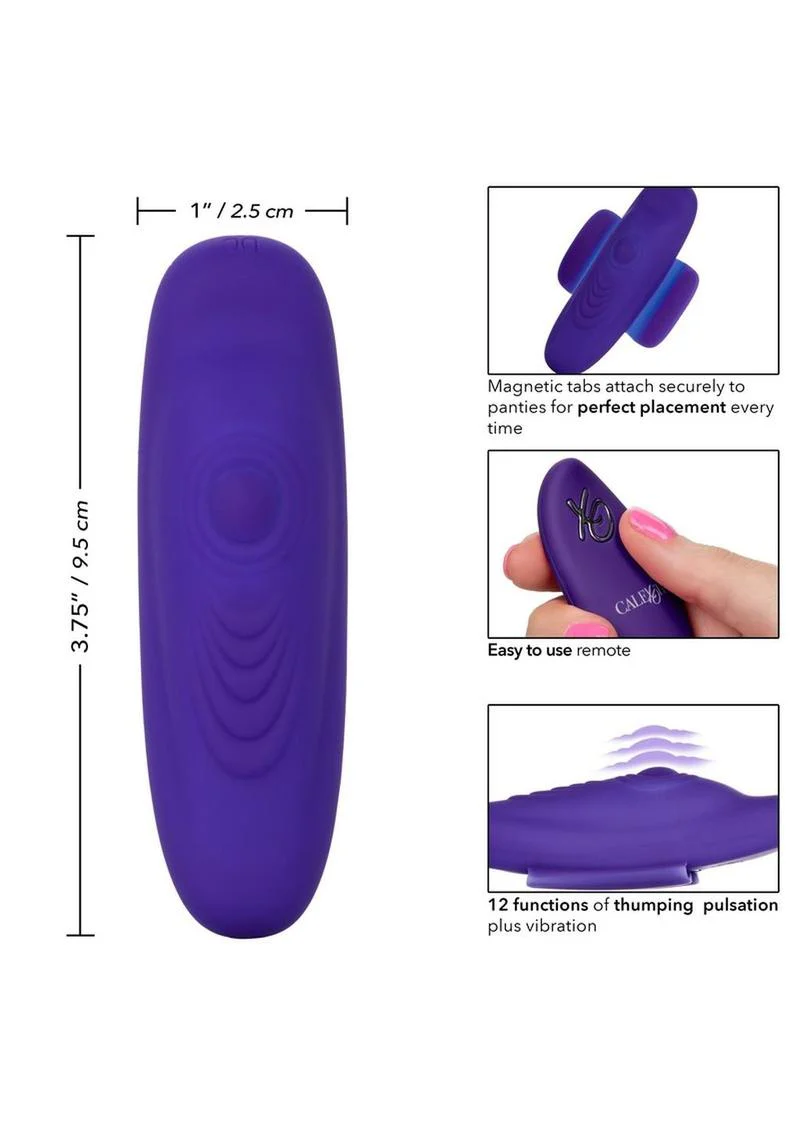 Calexotics Lock-N-Play Remote Pulsating Panty Teaser - Image 3
