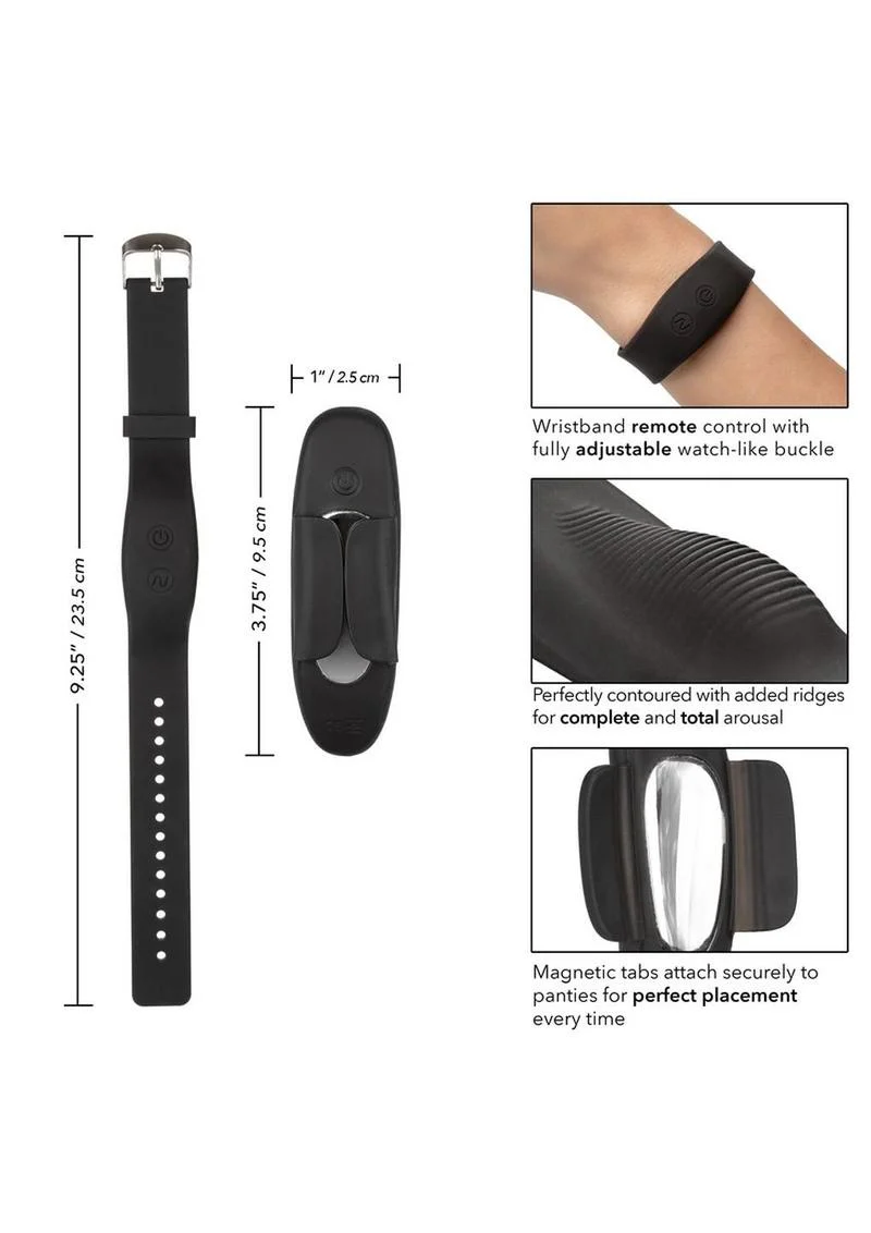 CalExotics Lock N Play Wristband Remote Control Panty Teaser - Image 3
