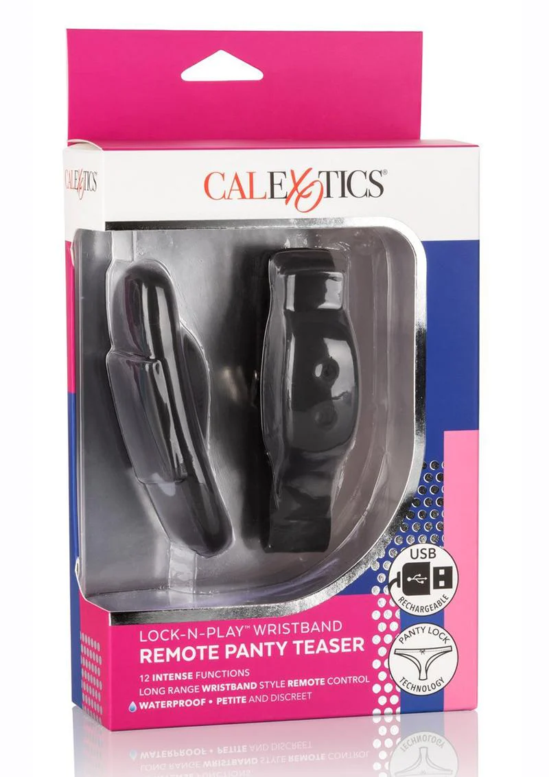 CalExotics Lock N Play Wristband Remote Control Panty Teaser - Image 4