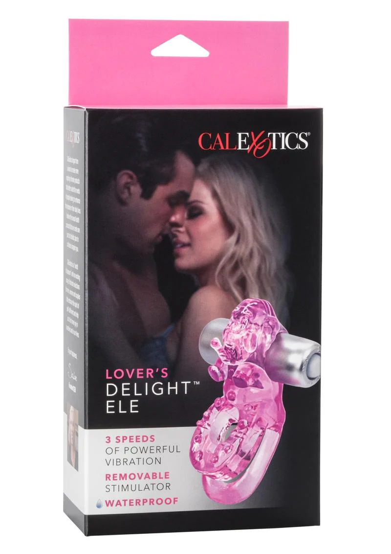CalExotics Lovers Delight Ele Vibrating Cock Ring - Image 4