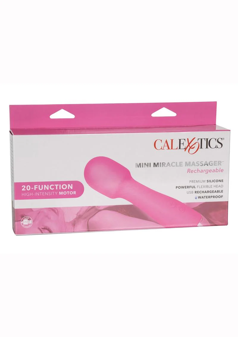 CalExotics Mini Miracle Massager Rechargeable Silicone Wand - Image 4