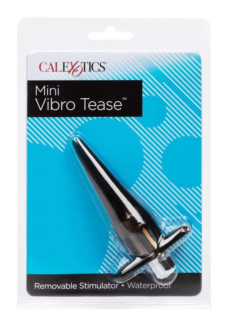 CalExotics Mini Vibro Tease Smoke Vibrating Butt Plug - Image 4