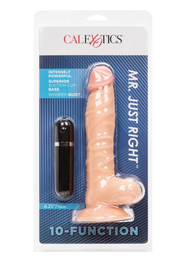 CalExotics Mr. Just Right Vibrating Dildo - Image 11