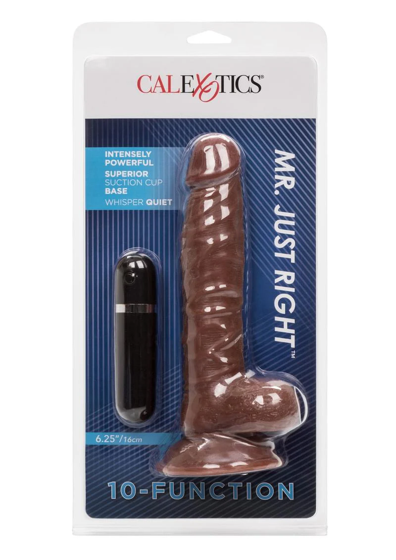 CalExotics Mr. Just Right Vibrating Dildo - Image 12