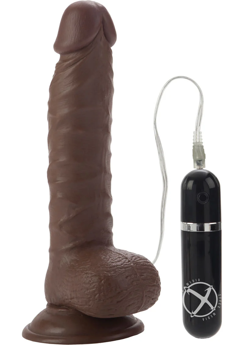 CalExotics Mr. Just Right Vibrating Dildo - Image 3