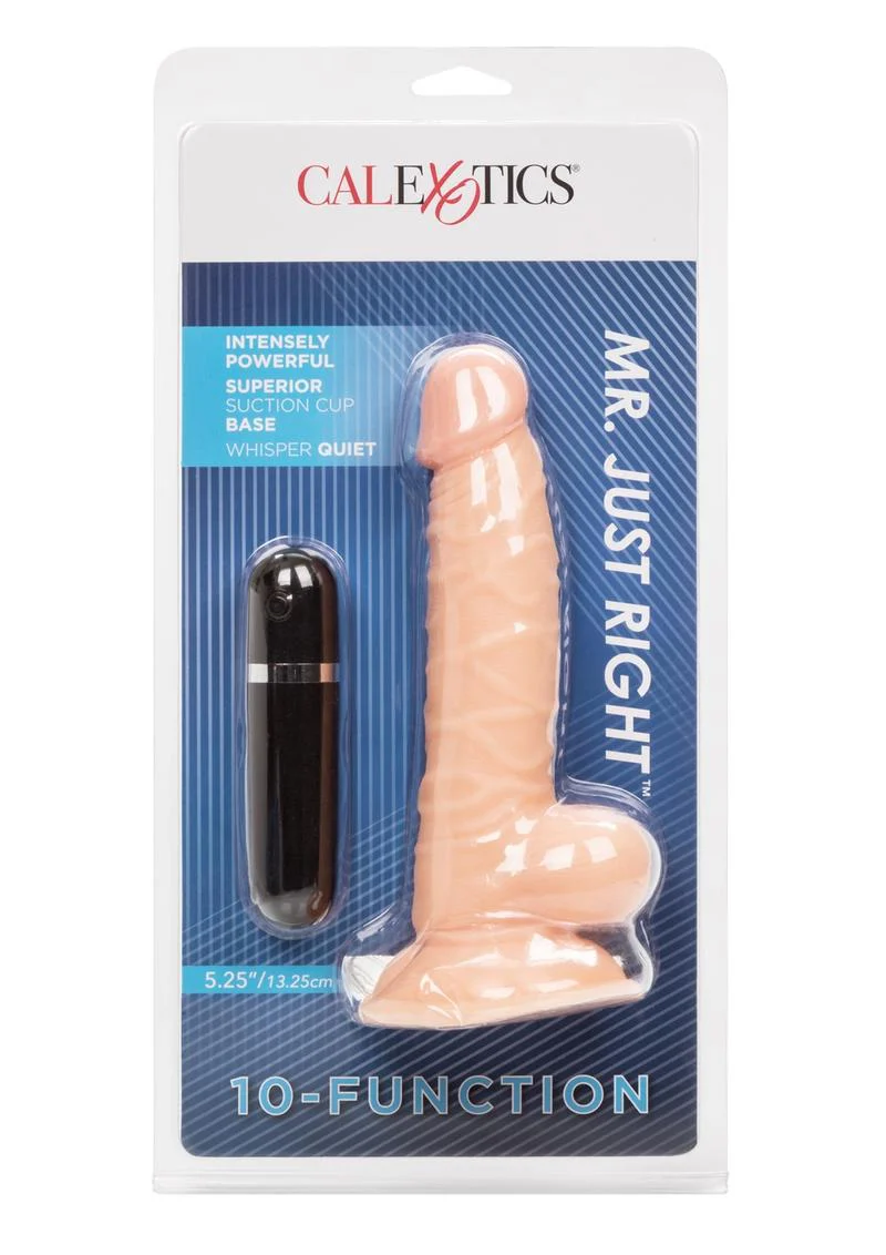 CalExotics Mr. Just Right Vibrating Dildo - Image 9