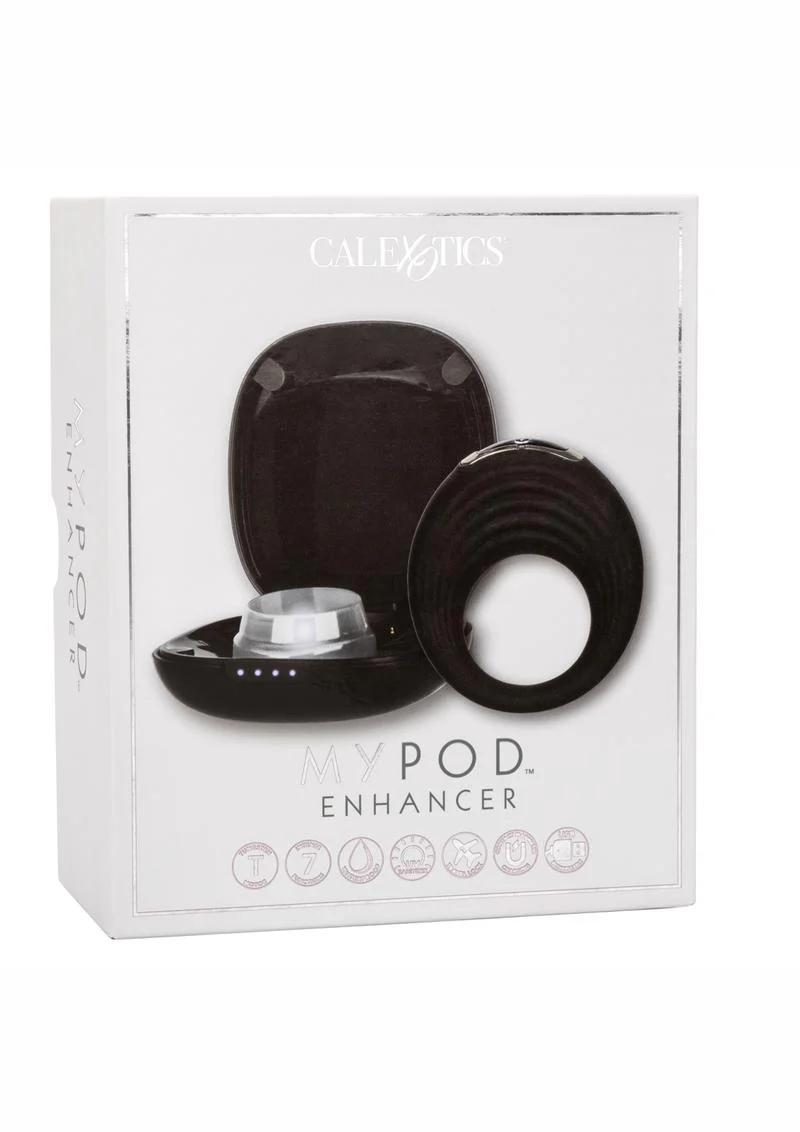CalExotics MyPod Enhancer Luxury Cock Ring with Charging Case - Image 4