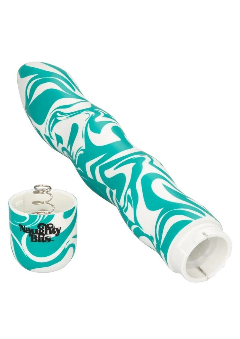 CalExotics Naughty Bits Squiggle Dick Personal Vibrator 10 Functions - Image 2