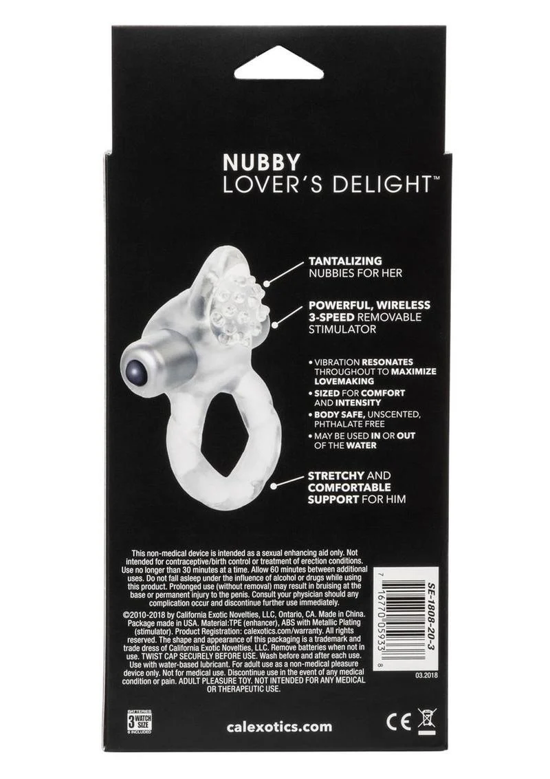 CalExotics Nubby Lovers Delight Cock Ring - Image 3