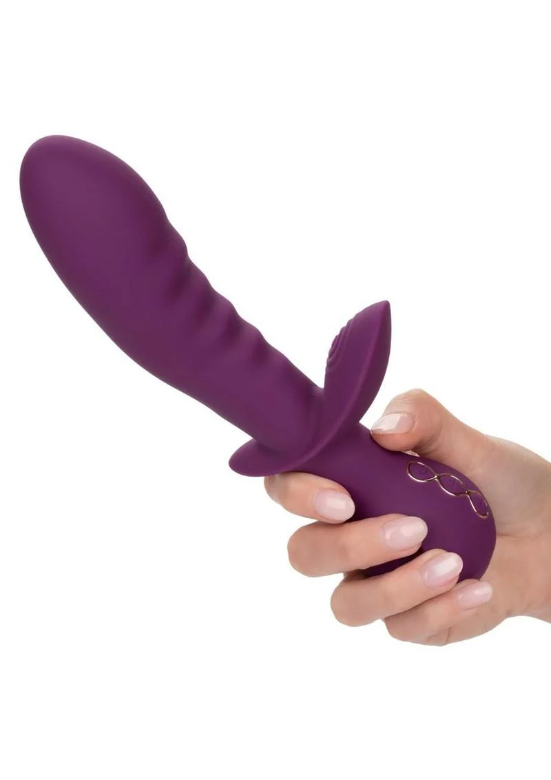 CalExotics Obsession Lover Rechargeable Silicone Dual Vibrator - Image 3