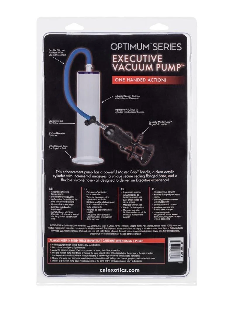 CALEXOTICS Optimum Series Executive One-Handed Vacuum Pump - Image 2