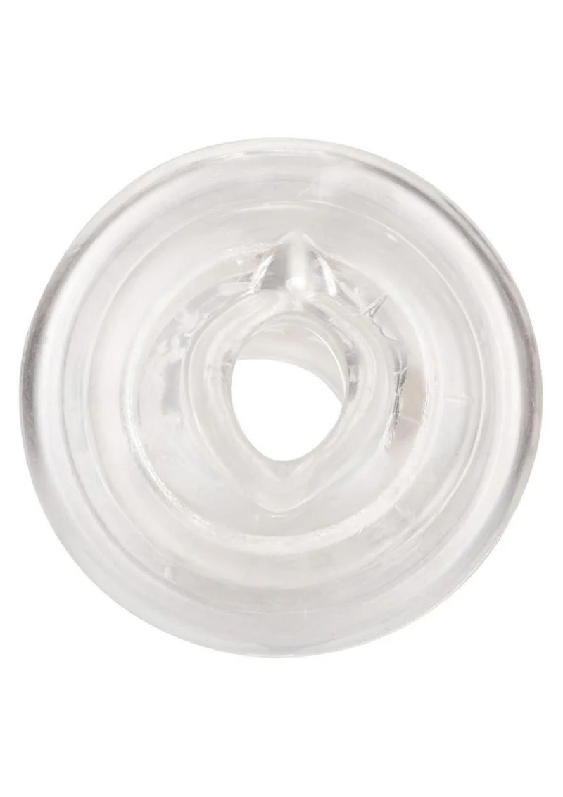 CalExotics Optimum Series Stroker Pump Sleeve Pussy Clear - Image 2