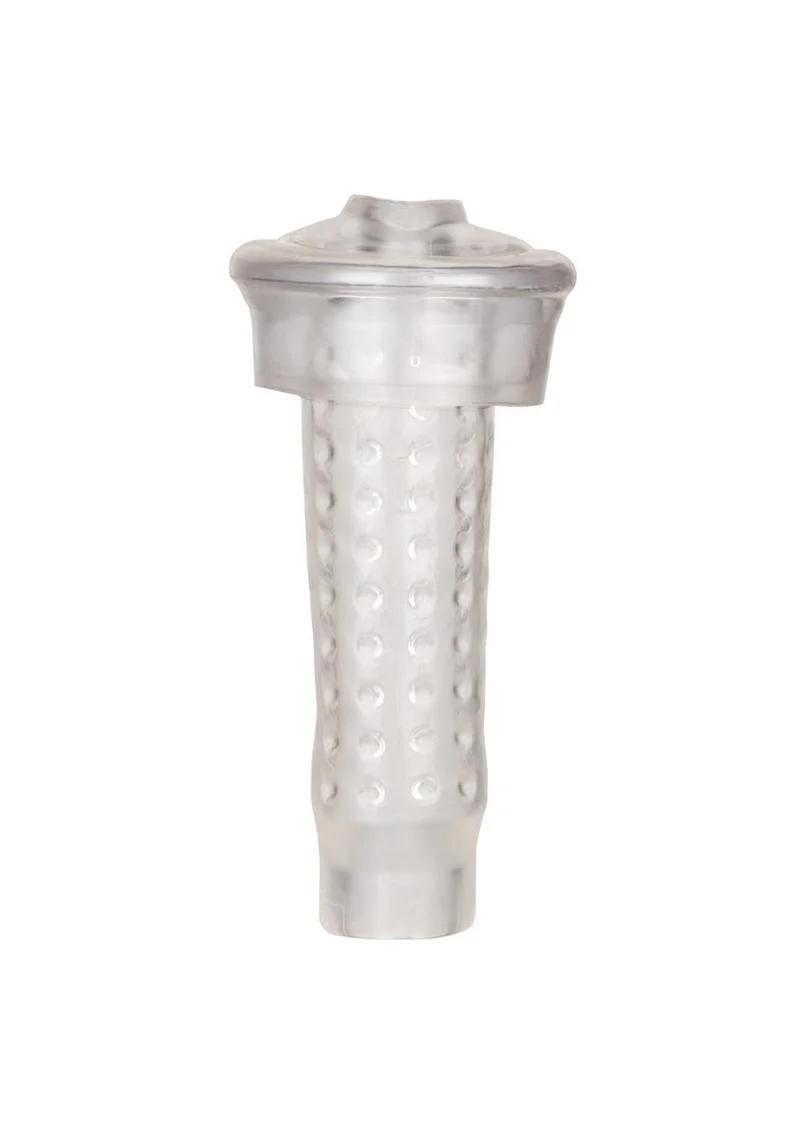 CalExotics Optimum Series Stroker Pump Sleeve Pussy Clear - Image 3