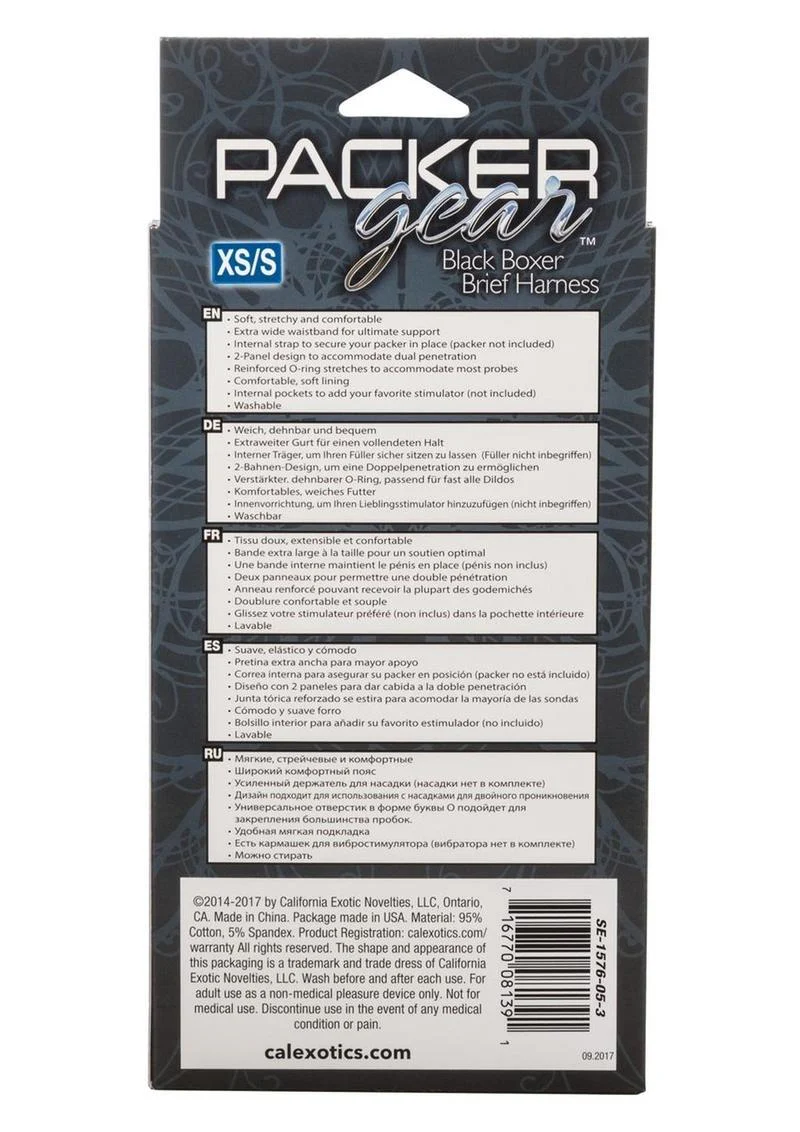CalExotics Packer Gear Black Boxer Brief Harness Strap-On Wear - Image 3