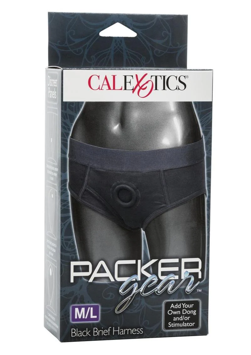 CalExotics Packer Gear Black Brief Harness Strap-On Compatible - Image 10