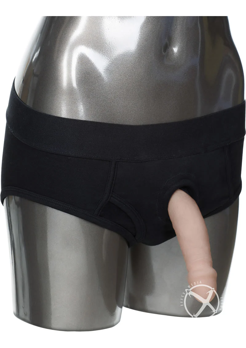 CalExotics Packer Gear Black Brief Harness Strap-On Compatible - Image 3