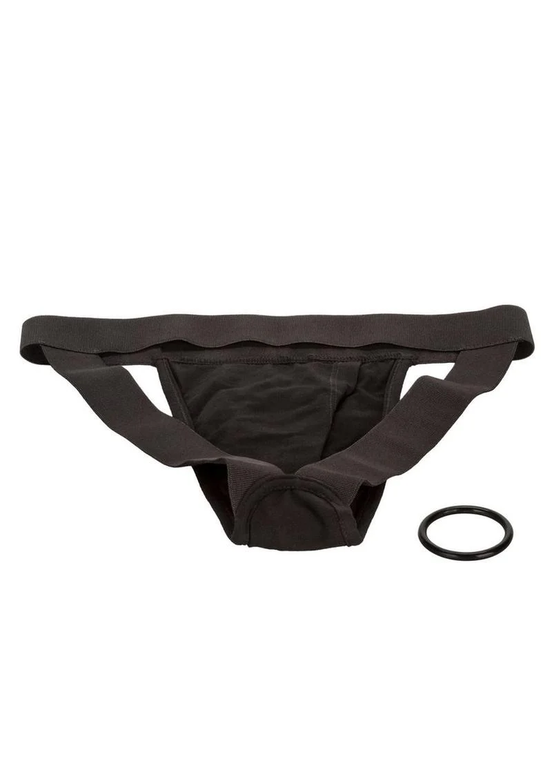CalExotics Packer Gear Jock Strap M/L Black Strap-On Harness Wear - Image 2
