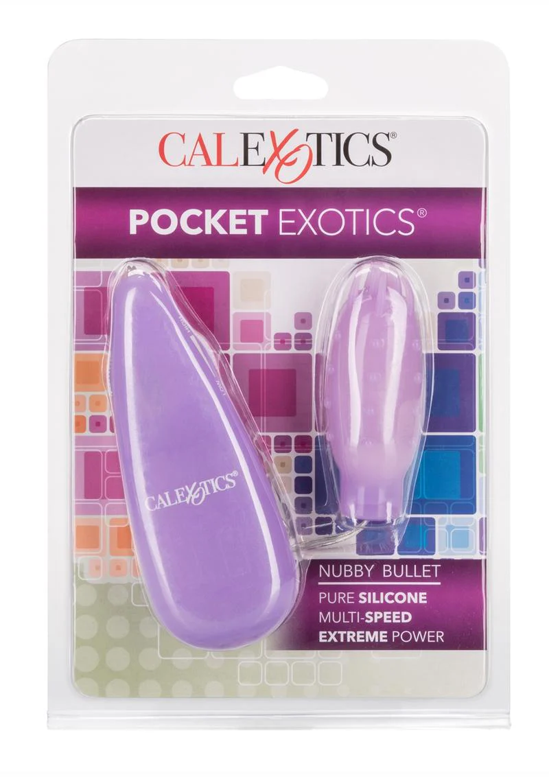 CalExotics Pocket Exotics Multi Speed Nubby Bullet - Image 4