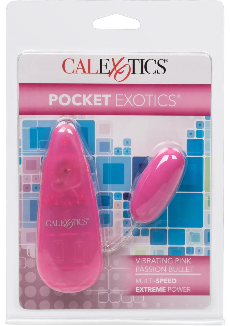 CalExotics Pocket Exotics Pink Passion Bullet Vibrator - Image 4