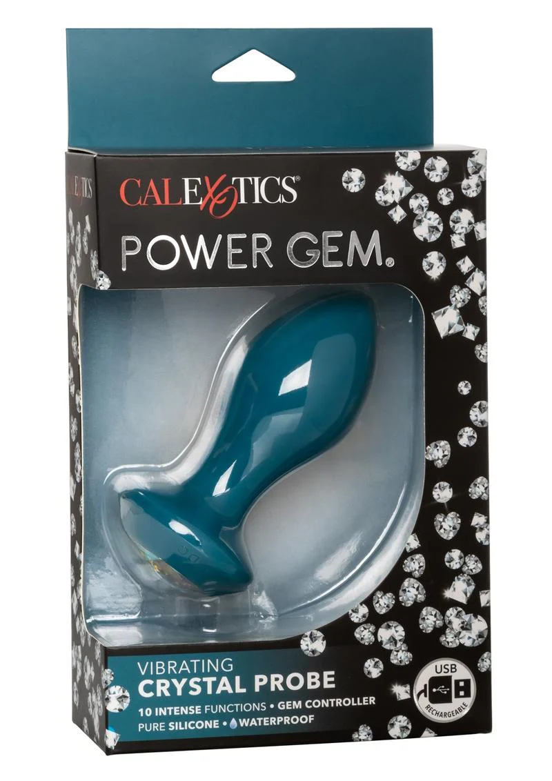 CalExotics Power Gem Vibrating Crystal Probe Butt Plug - Image 11