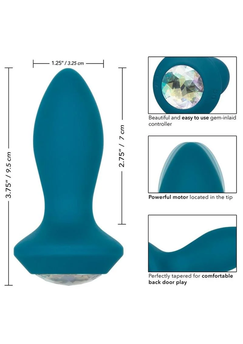 CalExotics Power Gem Vibrating Petite Crystal Probe Plug - Image 6