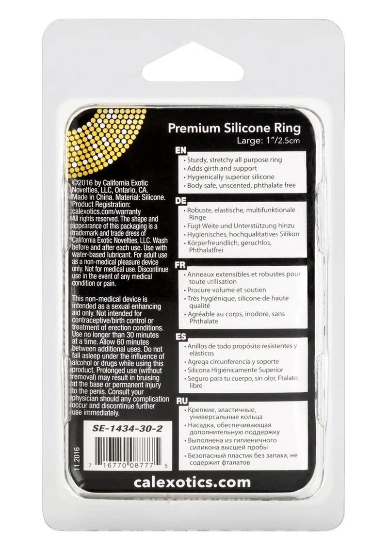 CalExotics Premium Silicone Ring Ultra Stretchy - Image 8