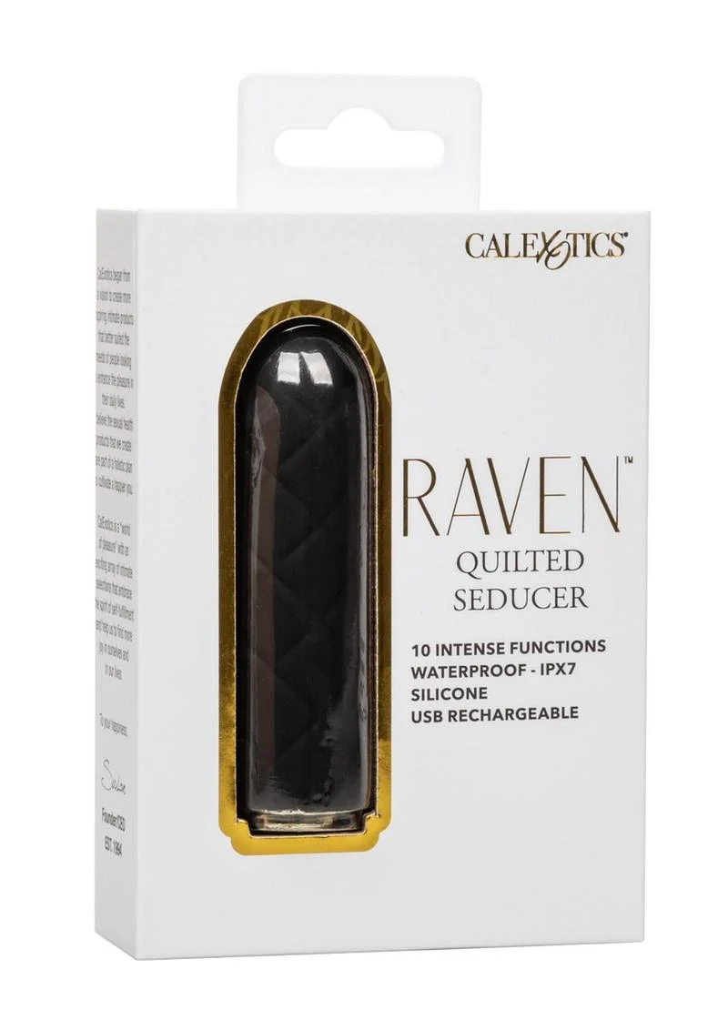 CalExotics Raven Quilted Seducer Bullet Vibrator - Image 4
