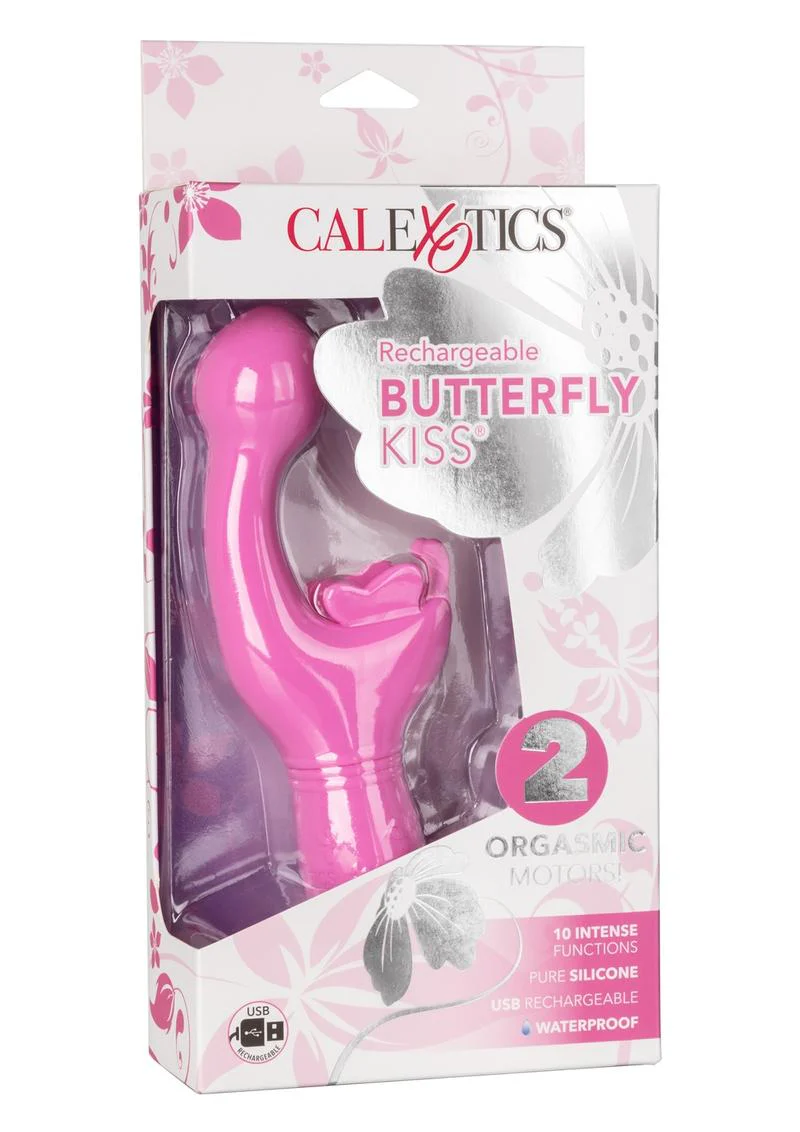 CalExotics Rechargeable Butterfly Kiss Dual Vibrator - Image 11