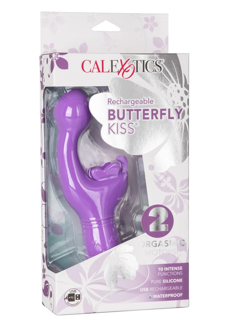 CalExotics Rechargeable Butterfly Kiss Dual Vibrator - Image 12