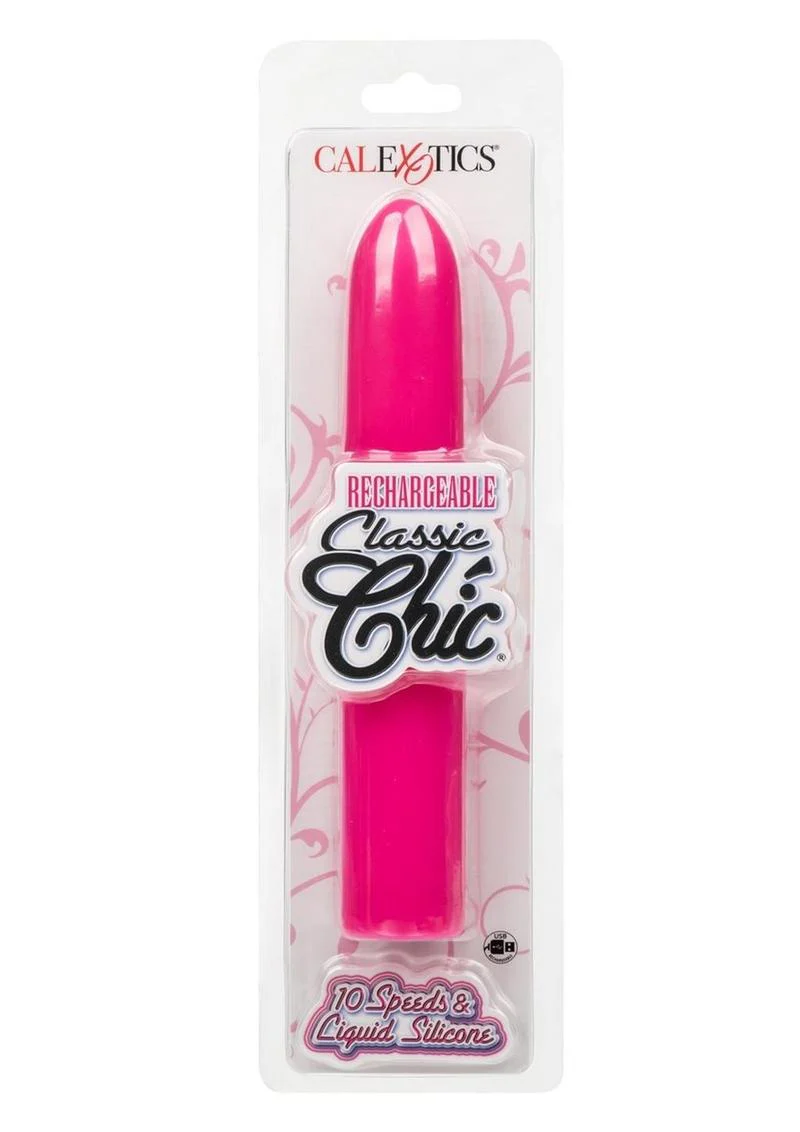 CalExotics Rechargeable Classic Chic Silicone Vibrator - Image 4