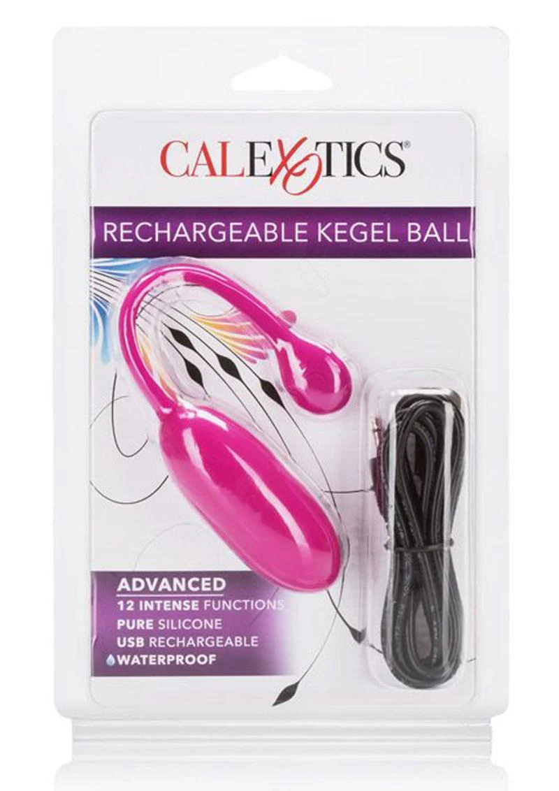 CalExotics Rechargeable Kegel Ball Pure Silicone Trainer - Image 7