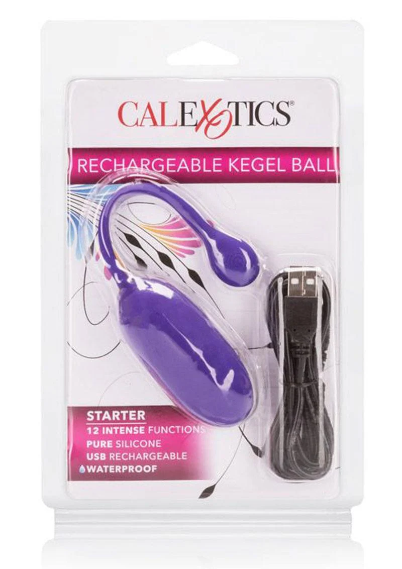 CalExotics Rechargeable Kegel Ball Pure Silicone Trainer - Image 8