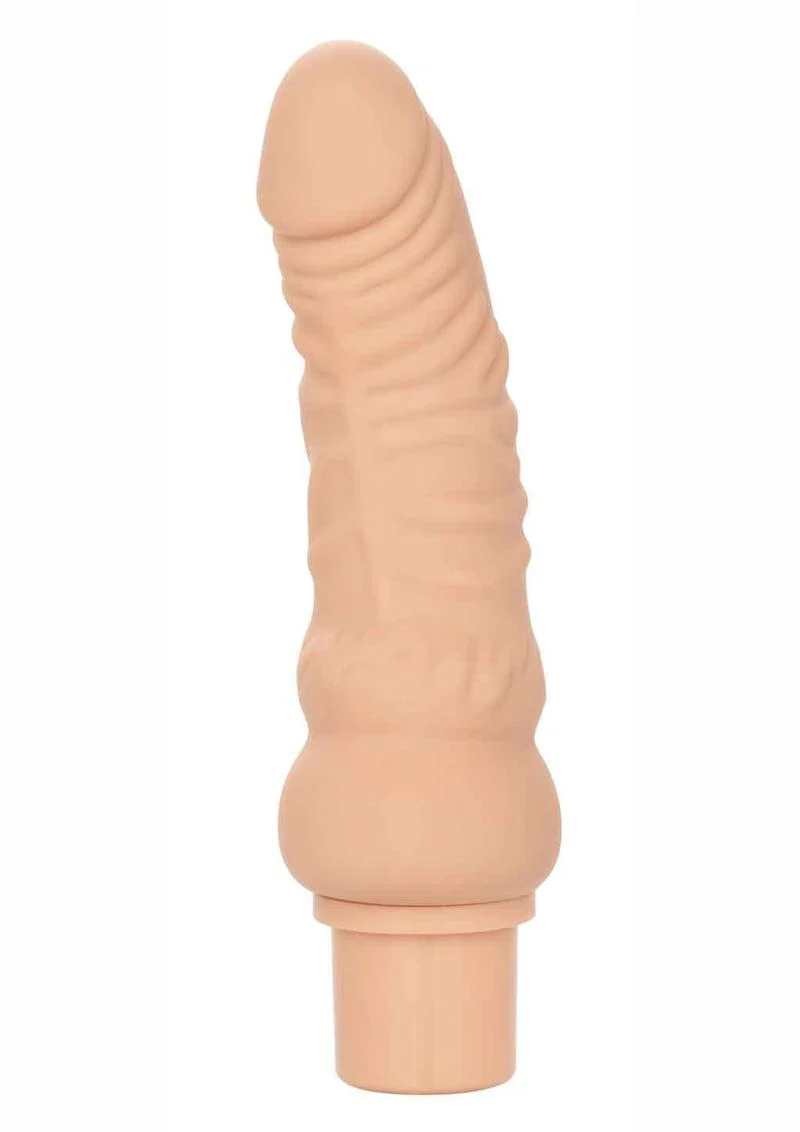 Calexotics Rechargeable Power Stud Curvy Silicone Vibrating Dong - Image 7