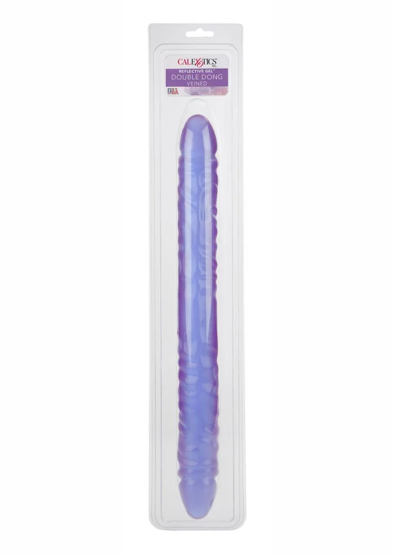 CalExotics Reflective Gel Double Dong - Image 7